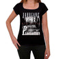 Jahrgang Birthday 1967 Black Womens Short Sleeve Round Neck T-Shirt Gift T-Shirt 00353 - Black / Xs - Casual