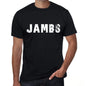 Jambs Mens Retro T Shirt Black Birthday Gift 00553 - Black / Xs - Casual