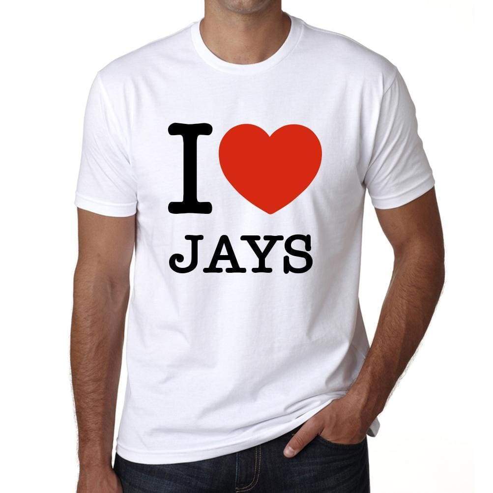 Jays Mens Short Sleeve Round Neck T-Shirt - White / S - Casual