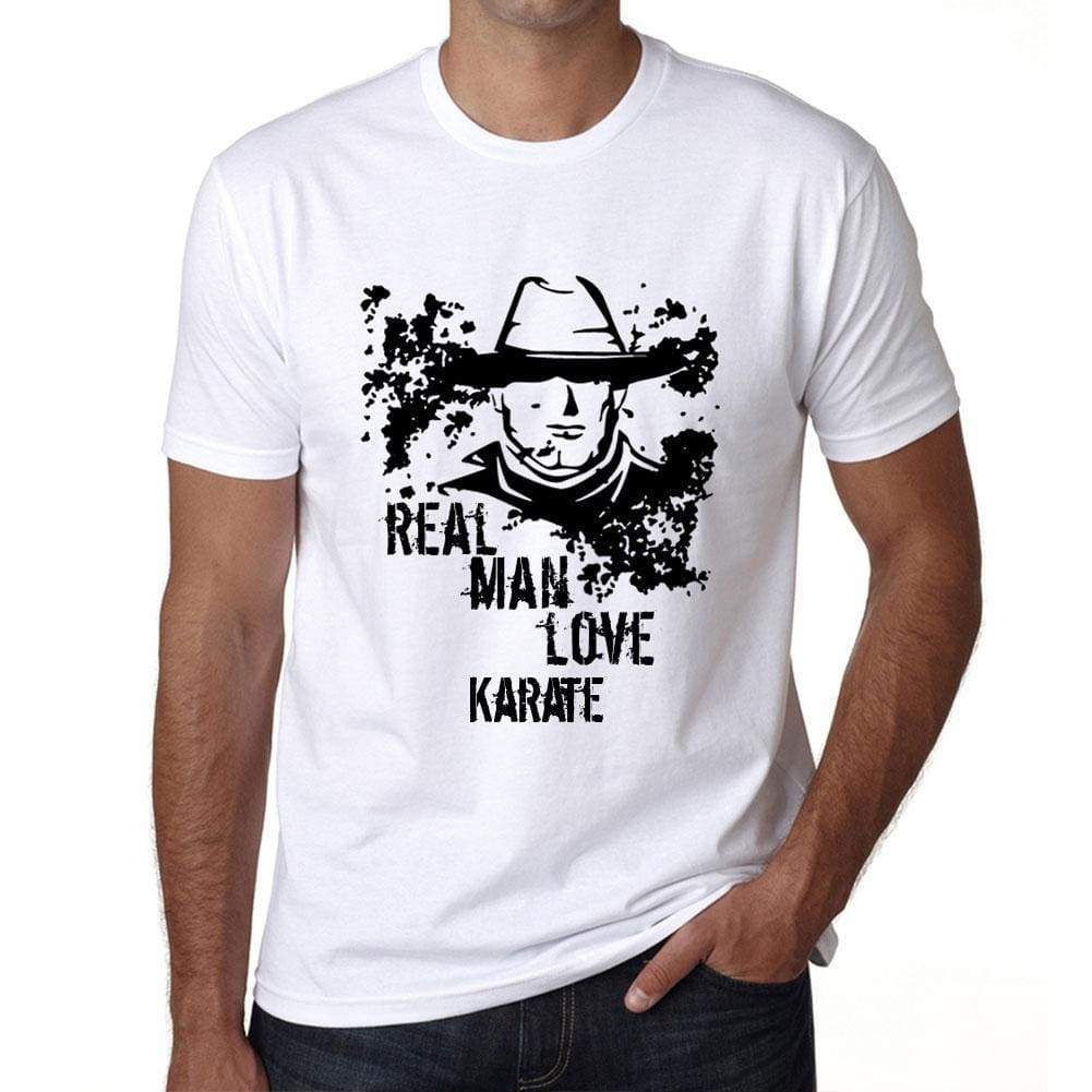 Karate Real Men Love Karate Mens T Shirt White Birthday Gift 00539 - White / Xs - Casual