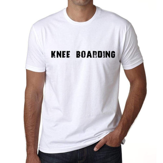 Knee Boarding Mens T Shirt White Birthday Gift 00552 - White / Xs - Casual