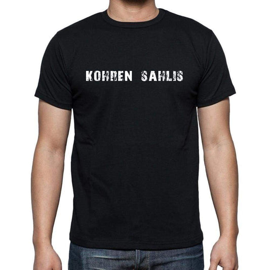 Kohren Sahlis Mens Short Sleeve Round Neck T-Shirt 00003 - Casual
