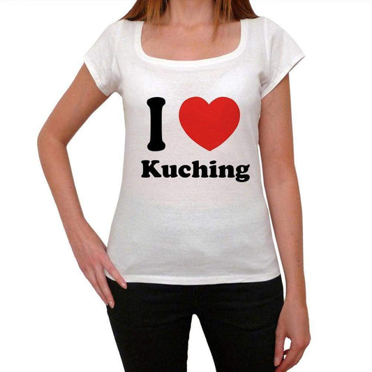 Kuching T Shirt Woman Traveling In Visit Kuching Womens Short Sleeve Round Neck T-Shirt 00031 - T-Shirt