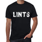 Lints Mens Retro T Shirt Black Birthday Gift 00553 - Black / Xs - Casual