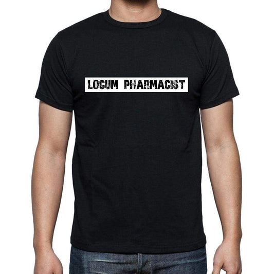 Locum Pharmacist t shirt, mens t-shirt, occupation, S Size, Black, Cotton - ULTRABASIC