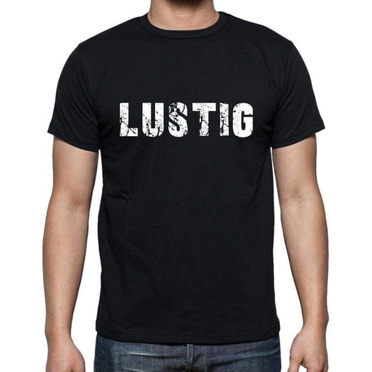 Lustig Mens Short Sleeve Round Neck T-Shirt - Casual