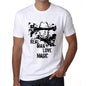 Magic Real Men Love Magic Mens T Shirt White Birthday Gift 00539 - White / Xs - Casual