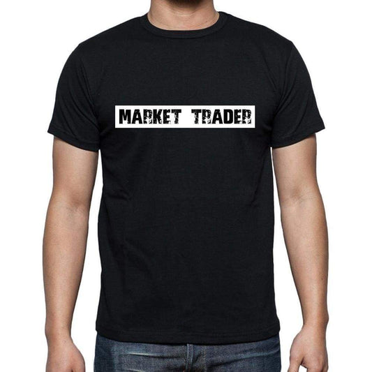 Market Trader T Shirt Mens T-Shirt Occupation S Size Black Cotton - T-Shirt