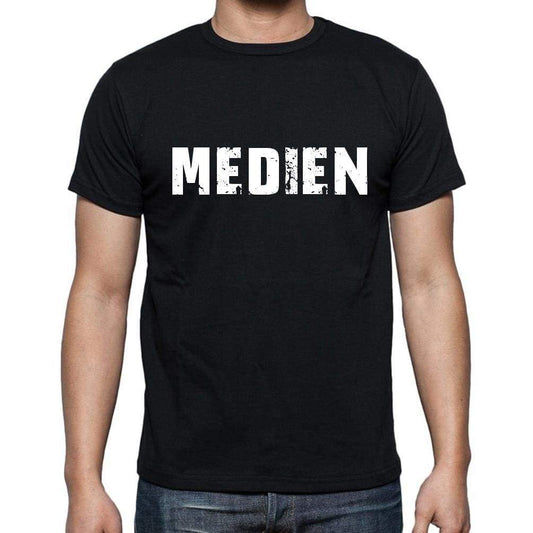 Medien Mens Short Sleeve Round Neck T-Shirt - Casual