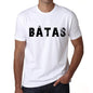 Mens Tee Shirt Vintage T Shirt Bâtas X-Small White 00561 - White / Xs - Casual