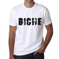 Mens Tee Shirt Vintage T Shirt Biche X-Small White 00561 - White / Xs - Casual