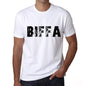 Mens Tee Shirt Vintage T Shirt Biffa X-Small White 00561 - White / Xs - Casual