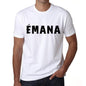 Mens Tee Shirt Vintage T Shirt Émana X-Small White 00561 - White / Xs - Casual