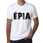 Mens Tee Shirt Vintage T Shirt Èpia X-Small White 00560 - White / Xs - Casual