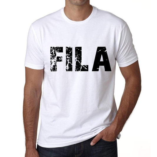 Mens Tee Shirt Vintage T Shirt Fila X-Small White 00560 - White / Xs - Casual