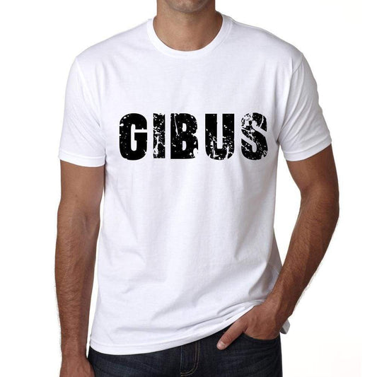 Mens Tee Shirt Vintage T Shirt Gibus X-Small White 00561 - White / Xs - Casual