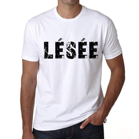 Mens Tee Shirt Vintage T Shirt Lèsèe X-Small White 00561 - White / Xs - Casual