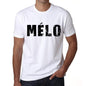 Mens Tee Shirt Vintage T Shirt Mèlo X-Small White 00560 - White / Xs - Casual