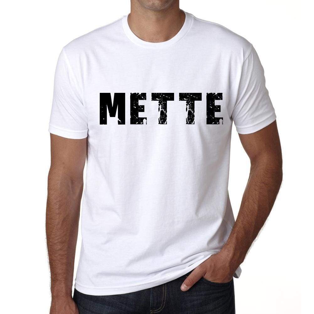 Mens Tee Shirt Vintage T Shirt Mette X-Small White - White / Xs - Casual