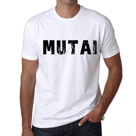 Mens Tee Shirt Vintage T Shirt Mutai X-Small White - White / Xs - Casual