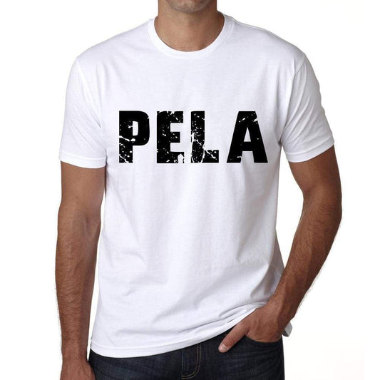 Mens Tee Shirt Vintage T Shirt Pela X-Small White 00560 - White / Xs - Casual