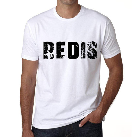 Mens Tee Shirt Vintage T Shirt Redis X-Small White - White / Xs - Casual