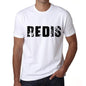 Mens Tee Shirt Vintage T Shirt Redis X-Small White - White / Xs - Casual