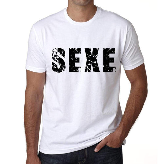 Mens Tee Shirt Vintage T Shirt Sexe X-Small White 00560 - White / Xs - Casual