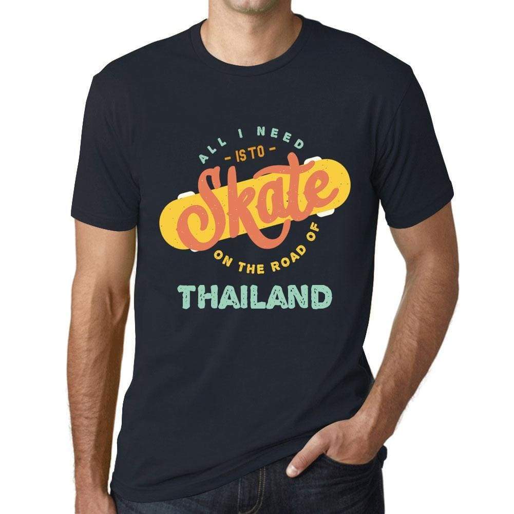 Mens Vintage Tee Shirt Graphic T Shirt Thailand Navy - Navy / Xs / Cotton - T-Shirt