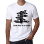 Mens Vintage Tee Shirt Graphic T Shirt Time For New Advantures Santa Cruz De La Sierra White - White / Xs / Cotton - T-Shirt