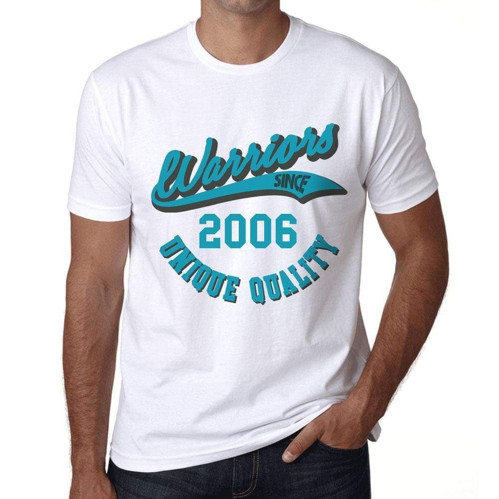 Mens Vintage Tee Shirt Graphic T Shirt Warriors Since 2006 White - White / Xs / Cotton - T-Shirt