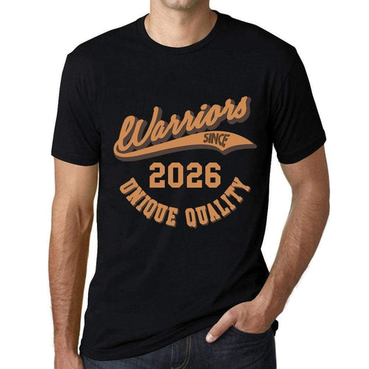Mens Vintage Tee Shirt Graphic T Shirt Warriors Since 2026 Deep Black - Deep Black / Xs / Cotton - T-Shirt