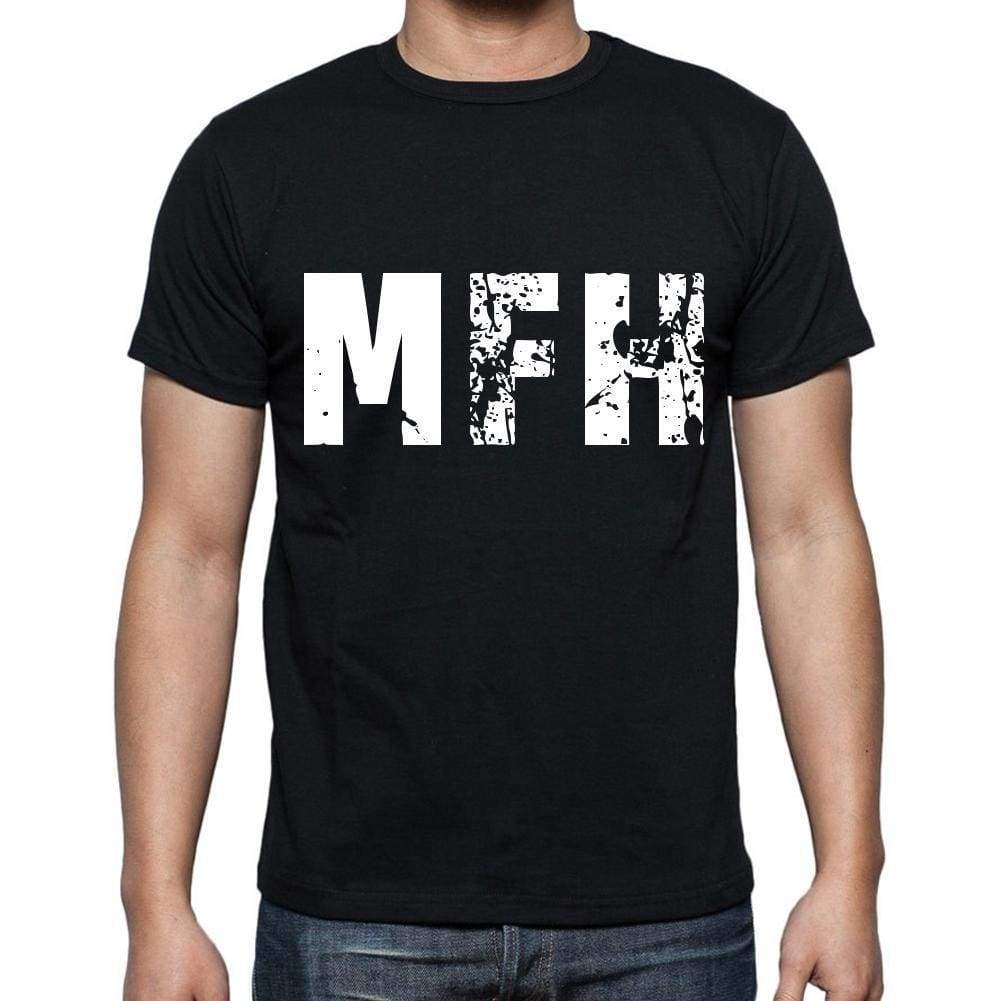 Mfh Men T Shirts Short Sleeve T Shirts Men Tee Shirts For Men Cotton Black 3 Letters - Casual