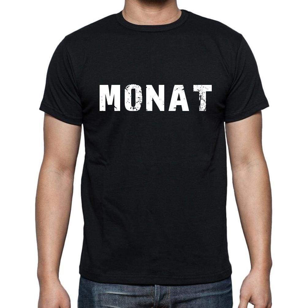 Monat Mens Short Sleeve Round Neck T-Shirt - Casual