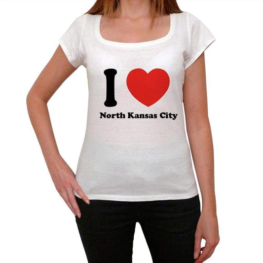 North Kansas City T Shirt Woman Traveling In Visit North Kansas City Womens Short Sleeve Round Neck T-Shirt 00031 - T-Shirt