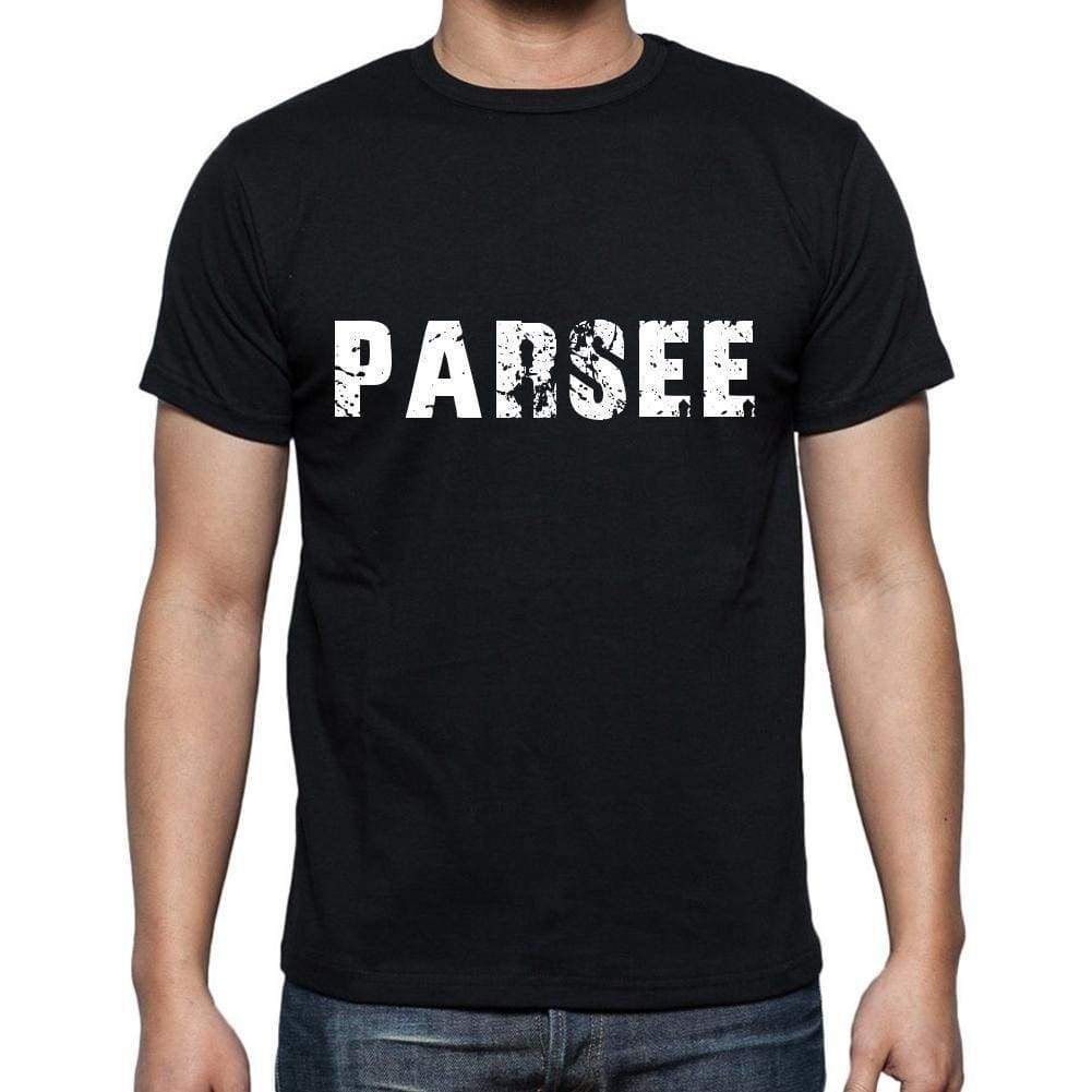 Parsee Mens Short Sleeve Round Neck T-Shirt 00004 - Casual