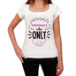 Personable Vibes Only White Womens Short Sleeve Round Neck T-Shirt Gift T-Shirt 00298 - White / Xs - Casual