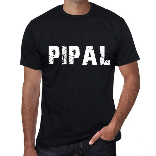 Pipal Mens Retro T Shirt Black Birthday Gift 00553 - Black / Xs - Casual
