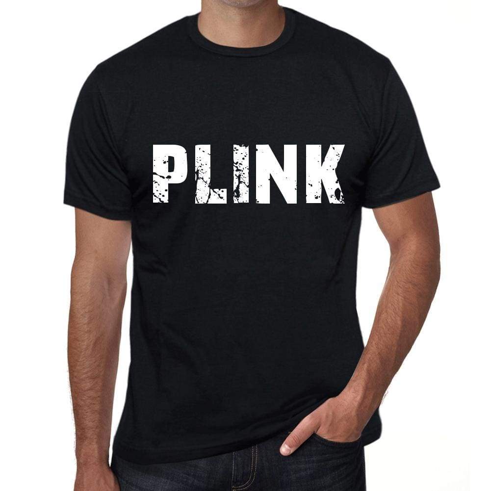 Plink Mens Retro T Shirt Black Birthday Gift 00553 - Black / Xs - Casual
