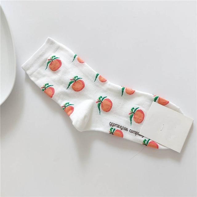 [EIOISAPRA]Korean Style Women Sunflower Short Socks Creative Art Harajuku Japanese Socks High Quality Cotton Tide Sox