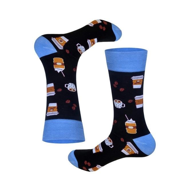 Lionzone 2019 Newly Men Socks Cotton Casual Personality Design Hip Hop Streetwear Happy Socks Gifts for Men Brand Quality