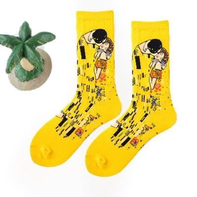 Women Happy Funny Socks With Print Art Cute Warm Winter Socks With Avocado Sushi Food Cotton Fashion Harajuku Unisex Sock 1 Pair