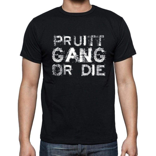 Pruitt Family Gang Tshirt Mens Tshirt Black Tshirt Gift T-Shirt 00033 - Black / S - Casual