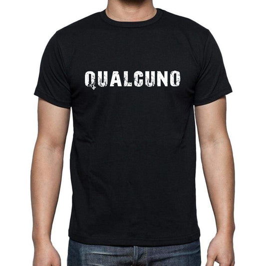 Qualcuno Mens Short Sleeve Round Neck T-Shirt 00017 - Casual