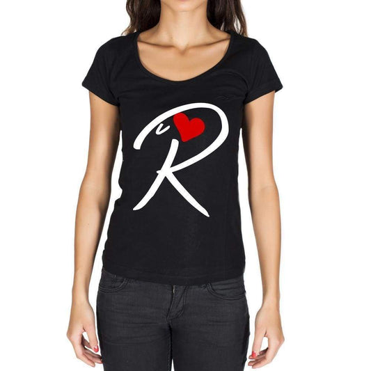 R Womens Short Sleeve Round Neck T-Shirt - Casual