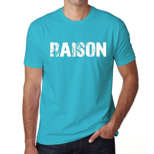 Raison Mens Short Sleeve Round Neck T-Shirt - Blue / S - Casual