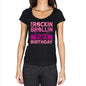 Rockin&rollin 23 Womens Short Sleeve Round Neck T-Shirt 00149 - Black / Xs - Casual