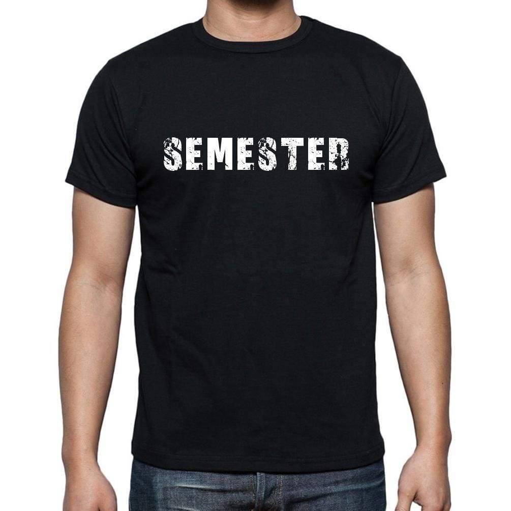 Semester Mens Short Sleeve Round Neck T-Shirt - Casual