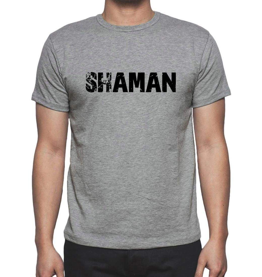 Shaman Grey Mens Short Sleeve Round Neck T-Shirt 00018 - Grey / S - Casual