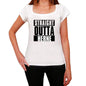Straight Outta Herne Womens Short Sleeve Round Neck T-Shirt 100% Cotton Available In Sizes Xs S M L Xl. 00026 - White / Xs - Casual